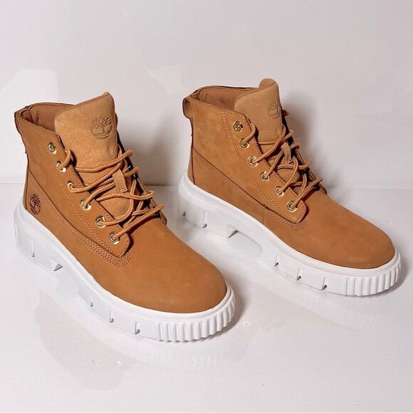 Timberland Greyfield Leather Lug Sole Boots - Picture 1 of 6